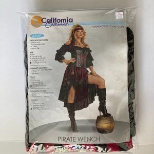 New California Costumes Pirate Wench Adult Halloween Costume NWT -  Size XL